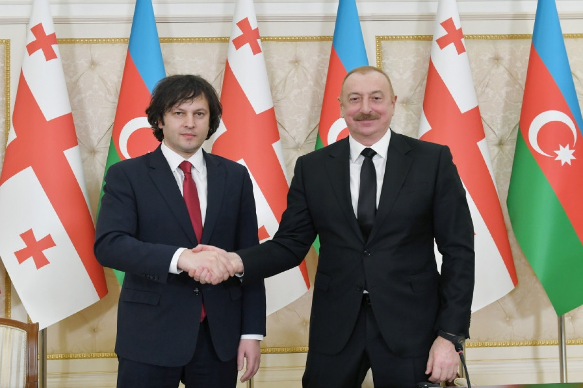 Azərbaycan Prezidenti: Gürcüstanla birgə həyata keçirdiyimiz layihələr Avrasiya məkanında önəmli amil rolunu oynayır