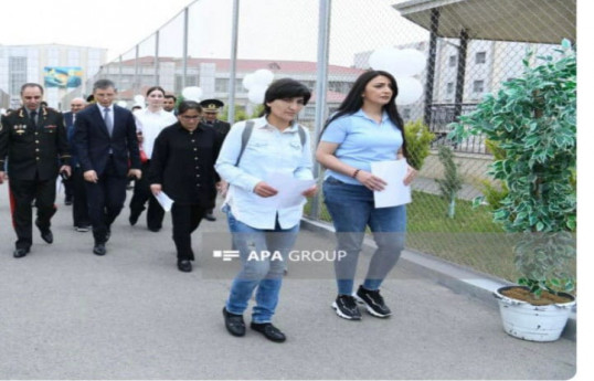 Əfv sərəncamı qadınlar üçün 4 saylı cəzaçəkmə müəssisəsində icra olunur - FOTO 