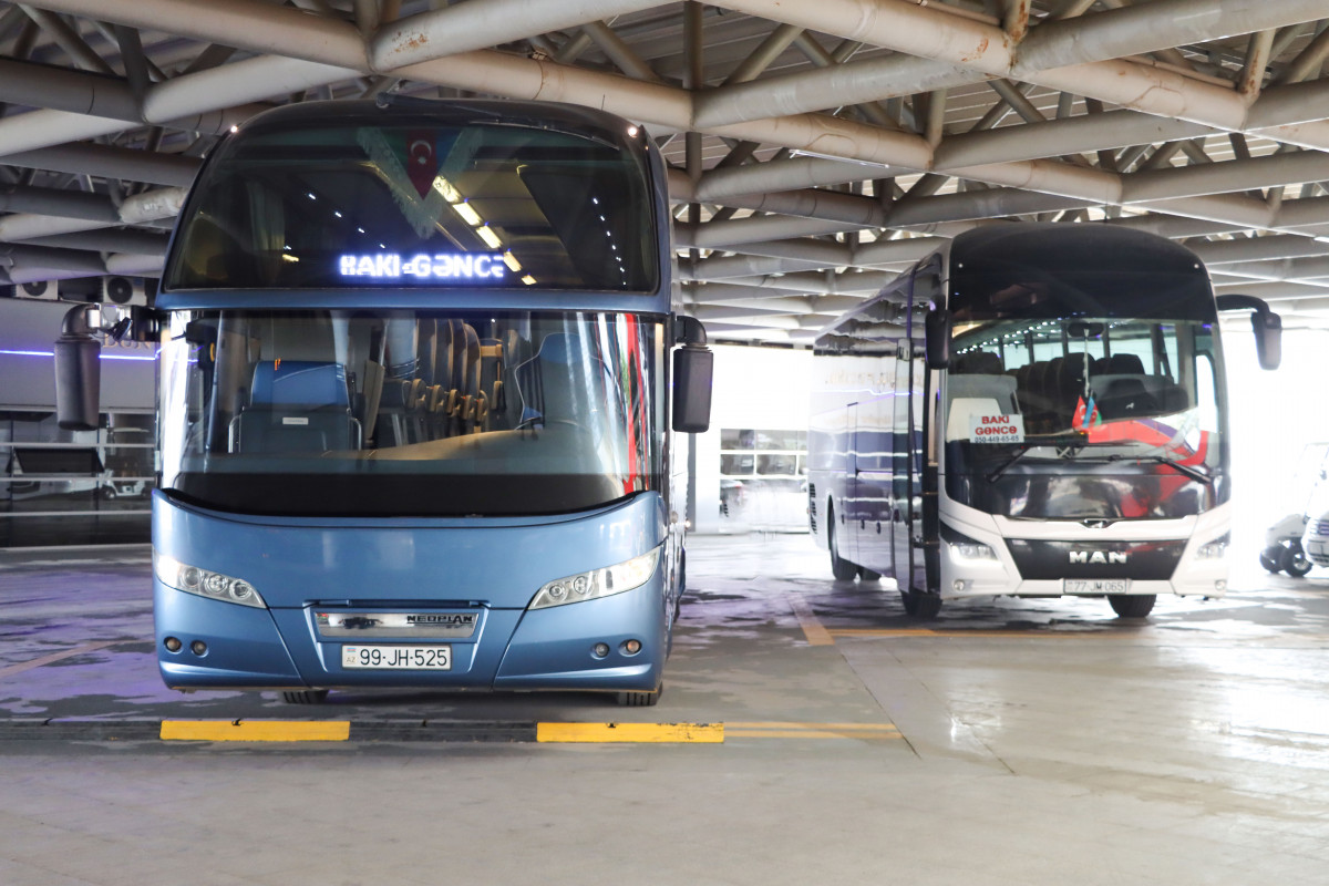 Bakı–Gəncə şəhərlərarası avtobusları yenilənib