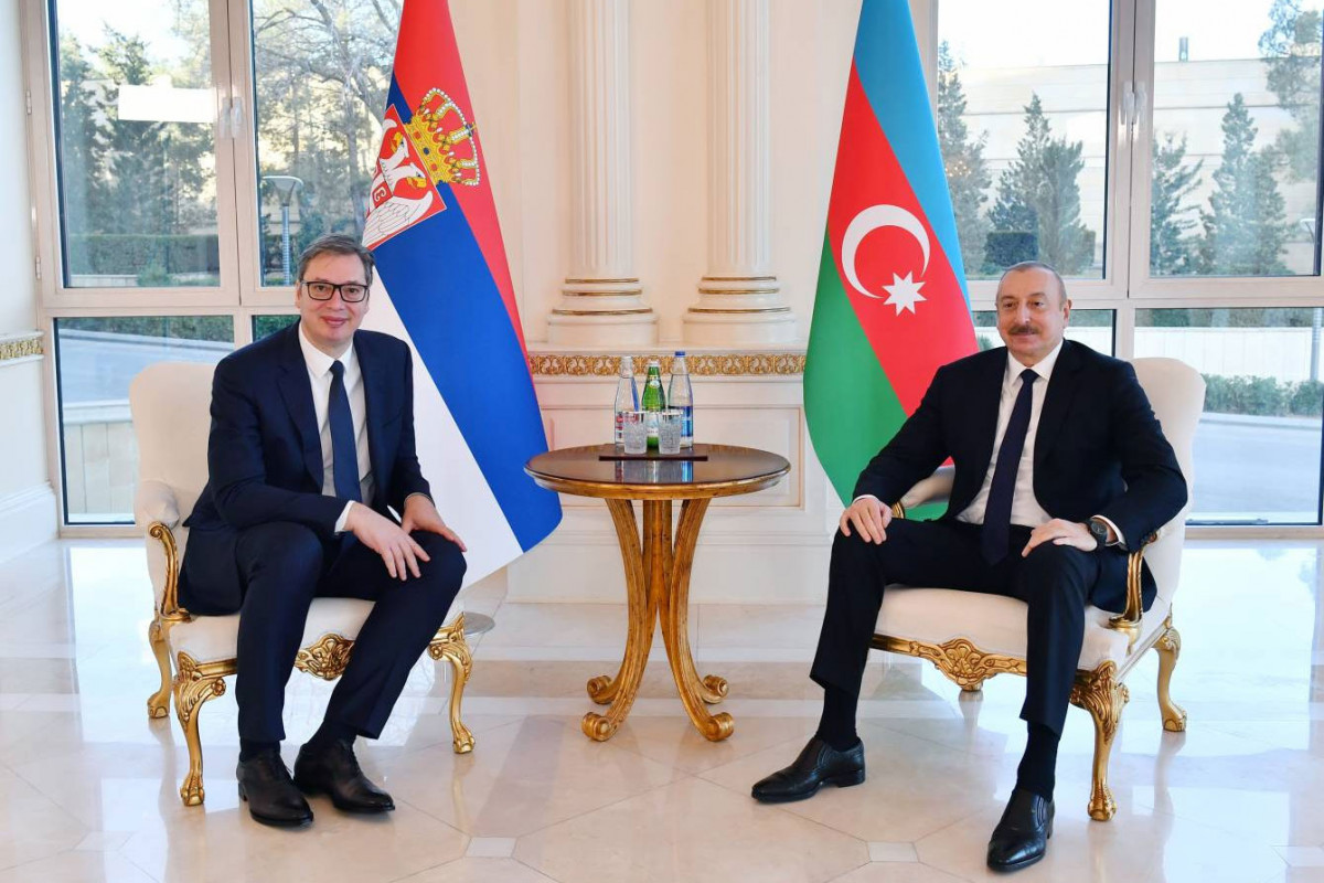 Aleksandar Vuçiç, Prezident İlham Əliyev