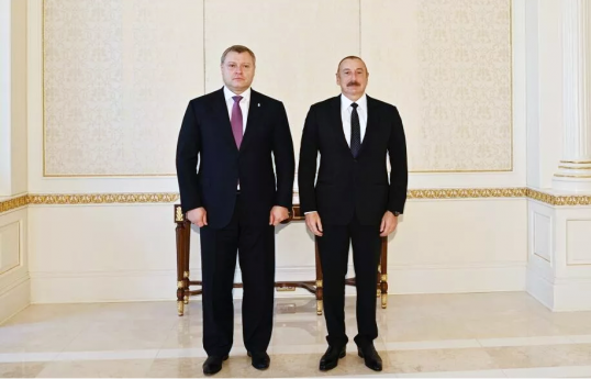Həştərxan qubernatoru Prezident İlham Əliyevi təbrik edib