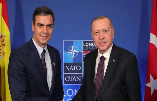 Ərdoğan İspaniyanın Baş naziri ilə regional və qlobal problemləri müzakirə edib