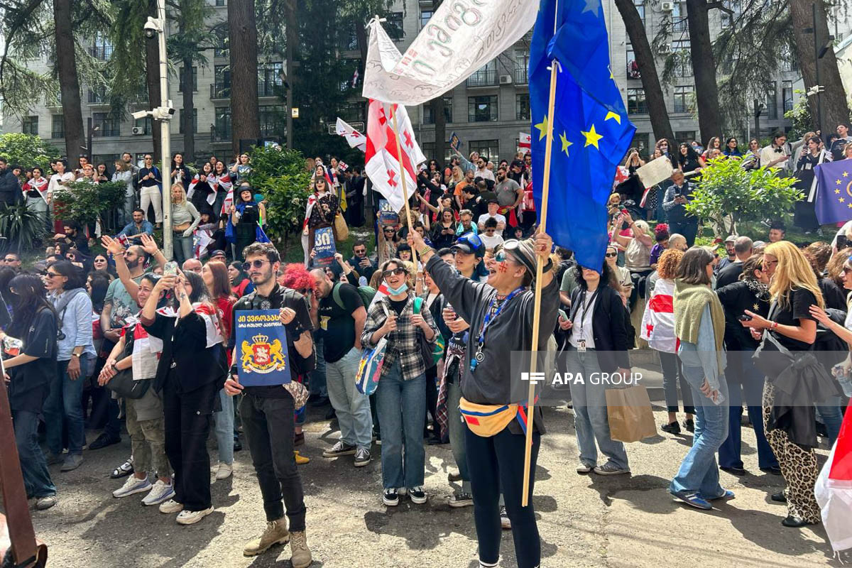 Gürcüstan parlamenti “xarici təsir” qanununa qoyulan vetonu ləğv edib - FOTO  - YENİLƏNİB 