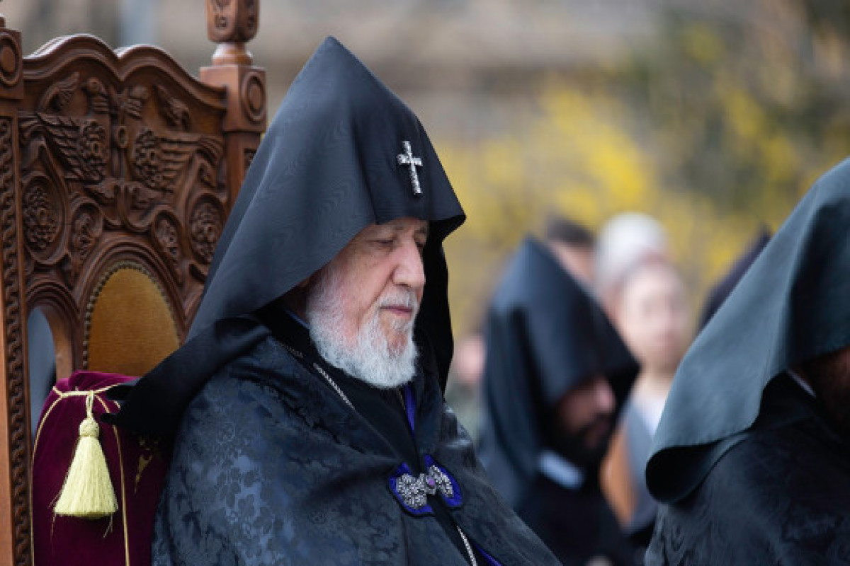 Erməni katolikosu "Sardarapat" memorial kompleksinə buraxılmayıb - VİDEO 