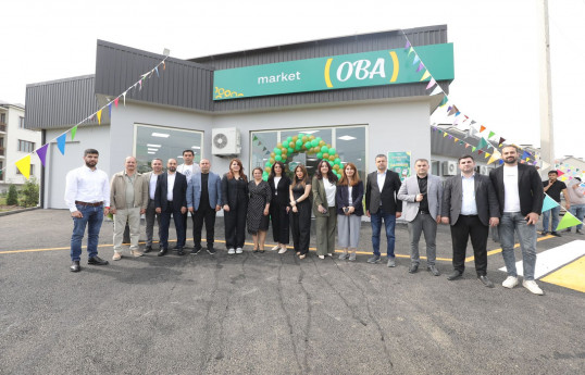 Xocalının ilk marketi “OBA” oldu - FOTO 