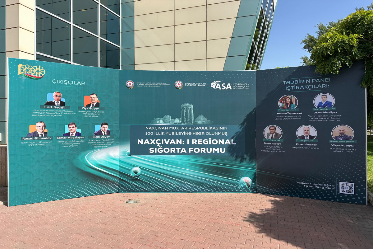 “Naxçıvan: I Regional Sığorta Forumu” keçirilir - FOTO 