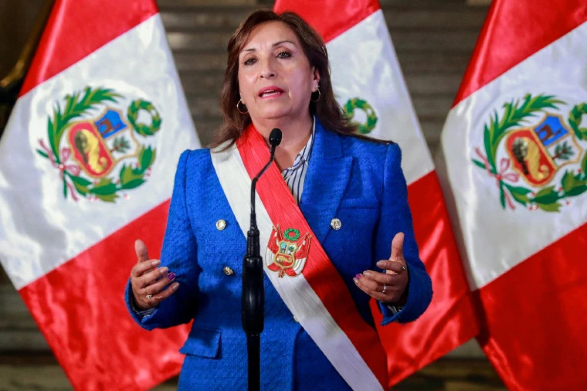 Peru Respublikasının Prezidenti Dina Ersilia Boluarte Zeqarra