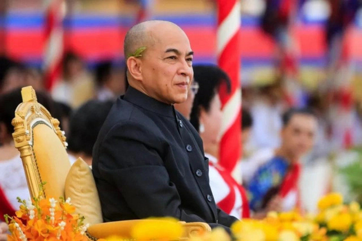 Norodom Sihamoni, the King of Cambodia