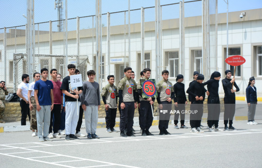 Bakıda “Gənc xilasedici və yanğınsöndürən” yarışlarının zona birinciliyi keçirilib - FOTO 