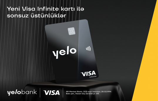 Yelo Bank yeni Visa Infinite kartını təqdim edib - FOTO 
