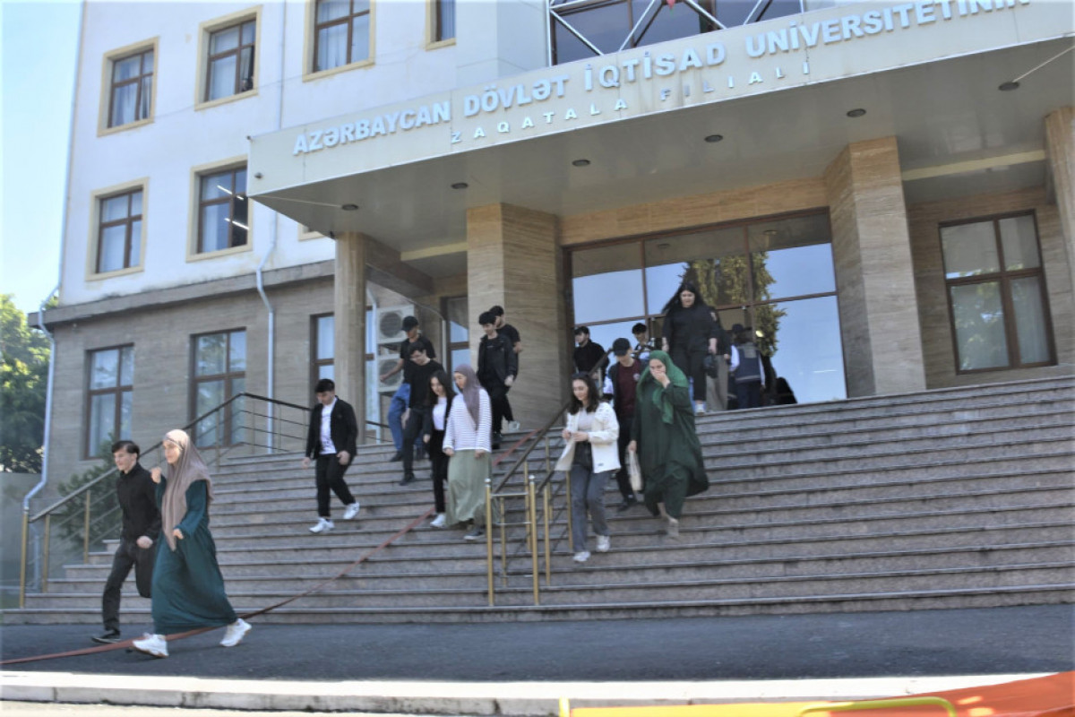 FHN Zaqatalada mülki müdafiə təlimi keçirib - FOTO 