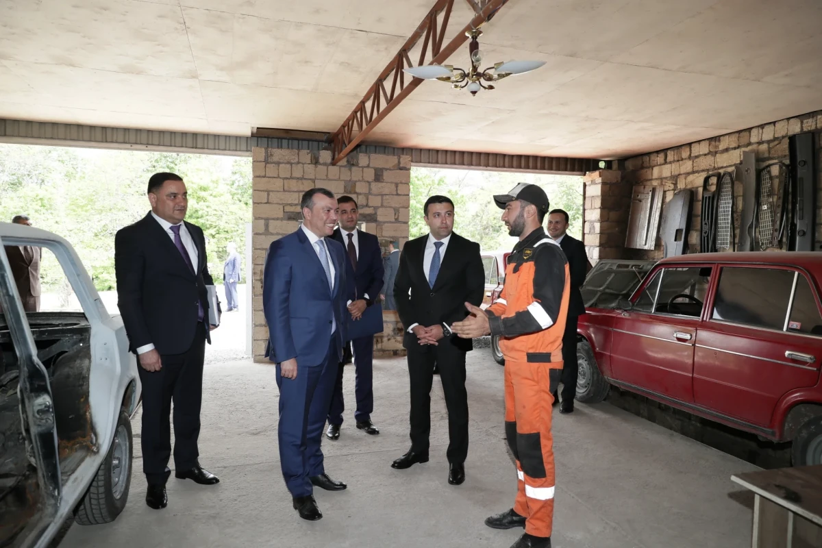 Gədəbəydə özünüməşğulluq proqramı çərçivəsində qurulmuş təsərrüfatlara baxış olub