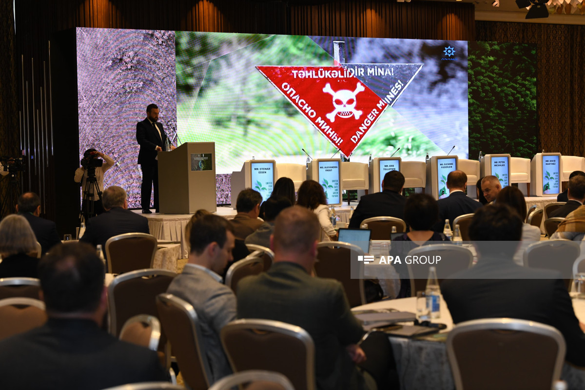 III Международная конференция по разминированию на тему «Снижение воздействия мин на окружающую среду: мобилизация ресурсов для безопасного и зеленого будущего» в Баку