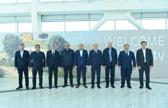 Türk Dövlətləri Təşkilatı və Türk Akademiyasının nümayəndə heyətləri Füzuliyə səfər ediblər - FOTO 