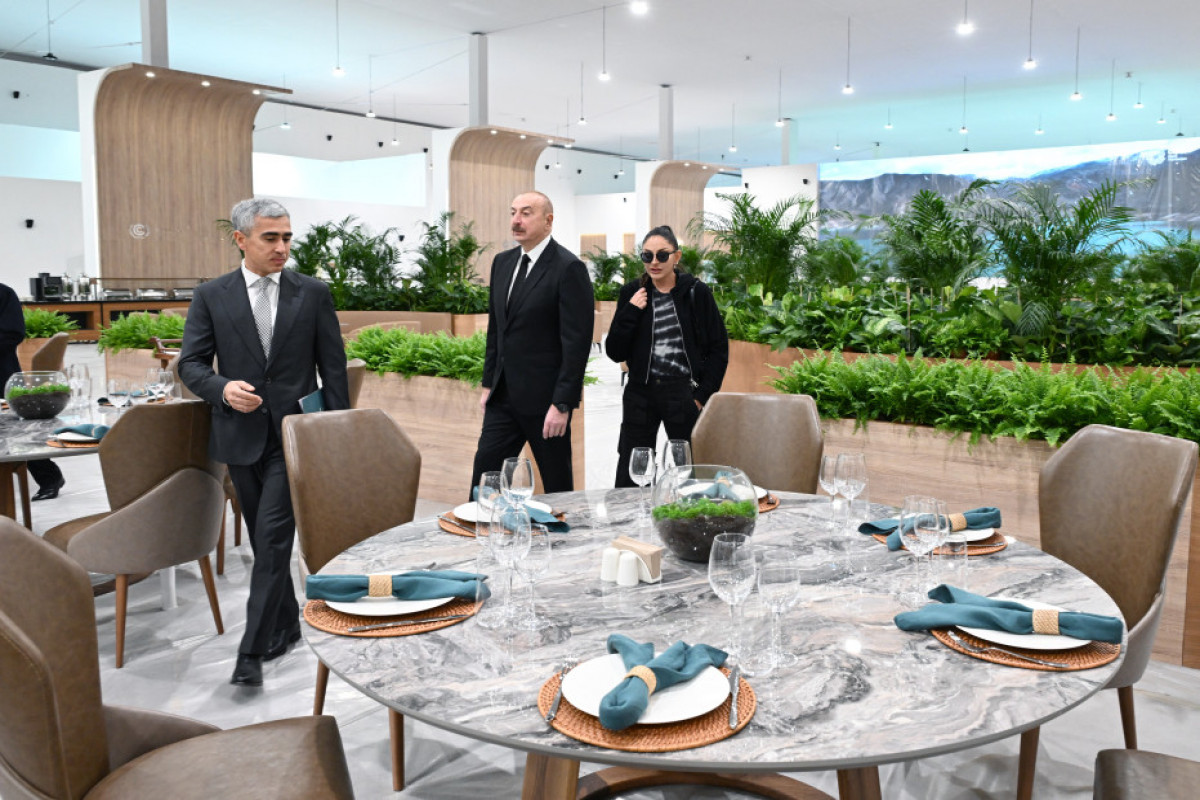 Prezident İlham Əliyev Bakı Olimpiya Stadionunun ərazisində COP29-la bağlı yaradılan şəraitlə tanış olub - YENİLƏNİB 