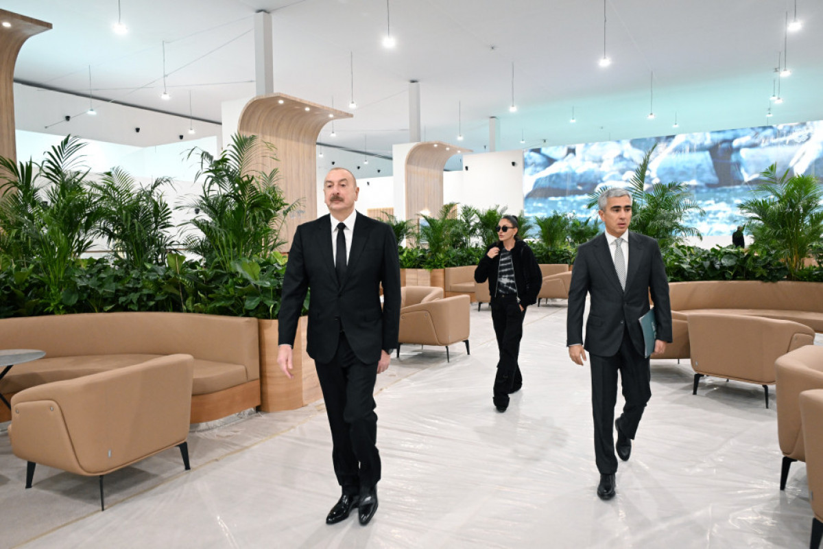 Prezident İlham Əliyev Bakı Olimpiya Stadionunun ərazisində COP29-la bağlı yaradılan şəraitlə tanış olub - YENİLƏNİB 