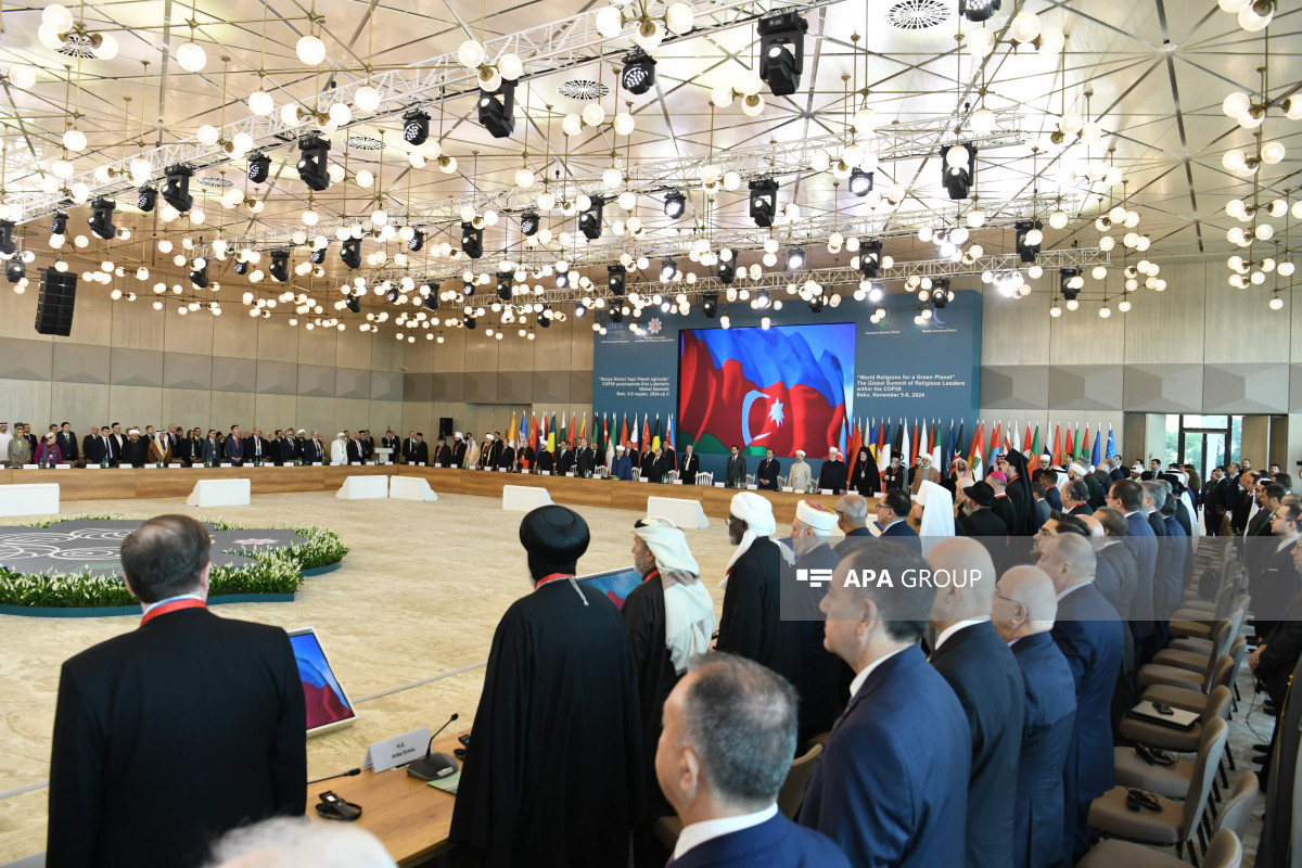 Bakıda Dini Liderlərin Qlobal Sammiti keçirilir - FOTO 