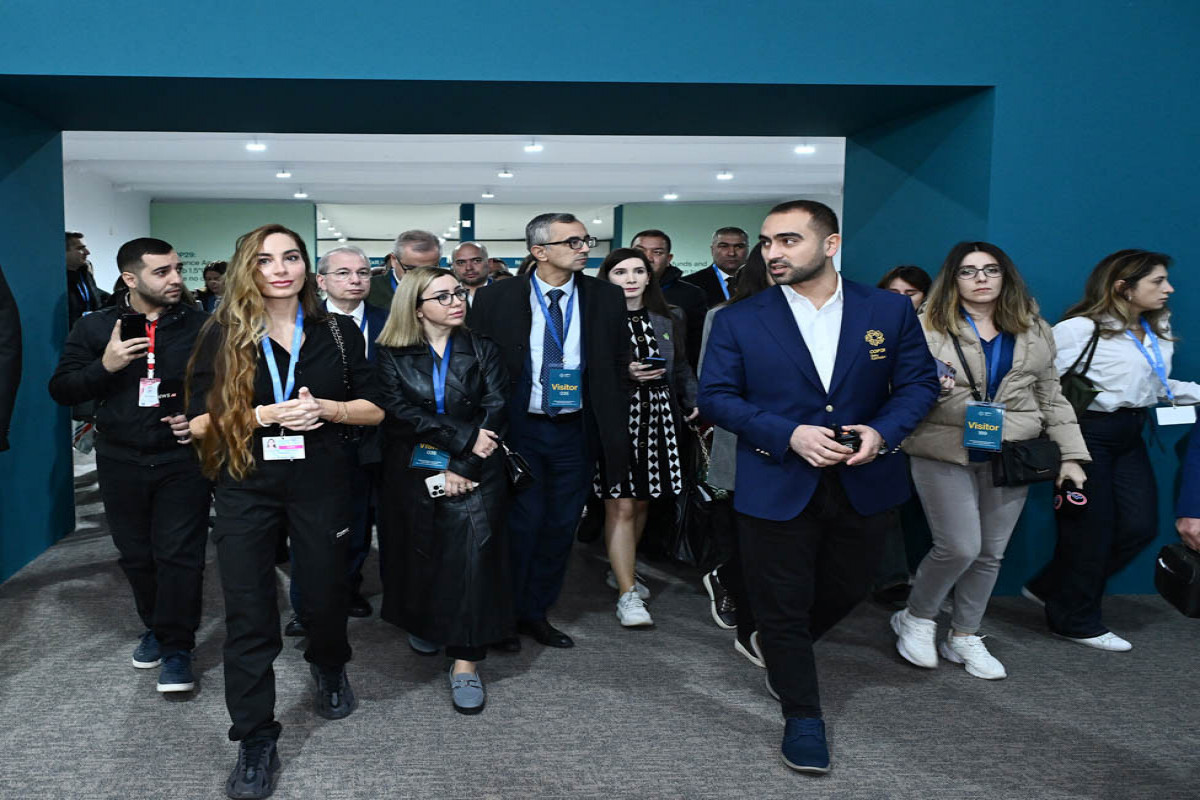 COP29-a hazırlıq işləri ilə bağlı Bakı Stadionuna media-tur təşkil olunub - FOTOLENT 