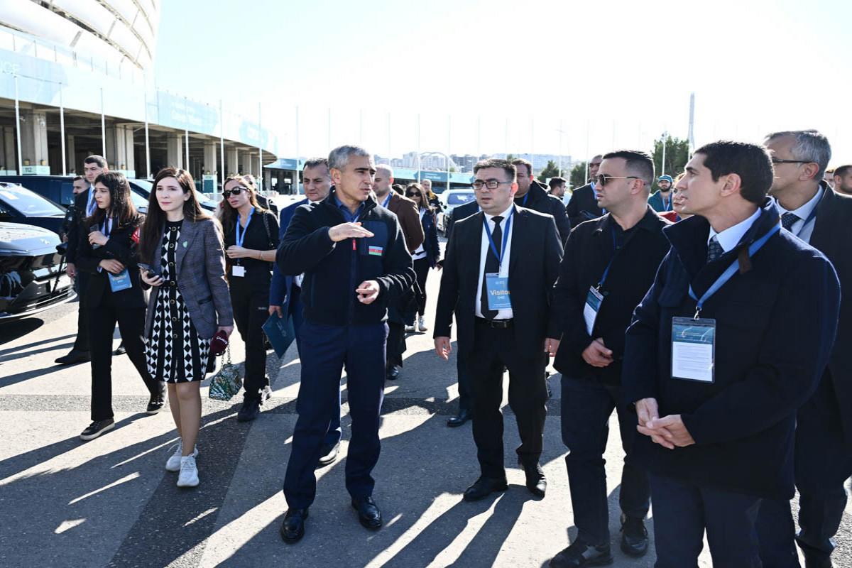 COP29-a hazırlıq işləri ilə bağlı Bakı Stadionuna media-tur təşkil olunub - FOTOLENT 