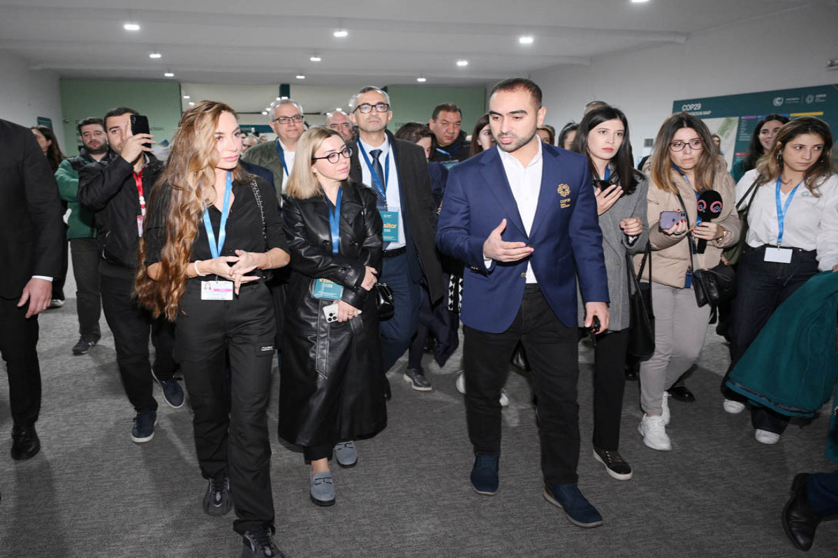 COP29-a hazırlıq işləri ilə bağlı Bakı Stadionuna media-tur təşkil olunub - FOTOLENT 