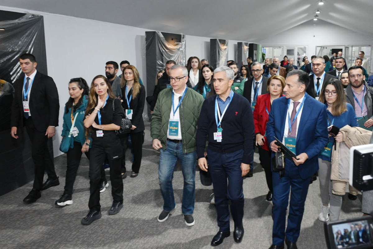 COP29-a hazırlıq işləri ilə bağlı Bakı Stadionuna media-tur təşkil olunub - FOTOLENT 