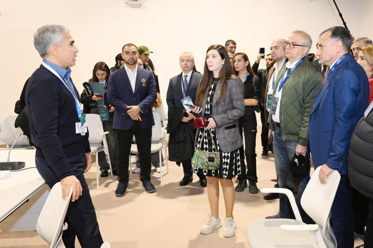 COP29-a hazırlıq işləri ilə bağlı Bakı Stadionuna media-tur təşkil olunub - FOTOLENT 