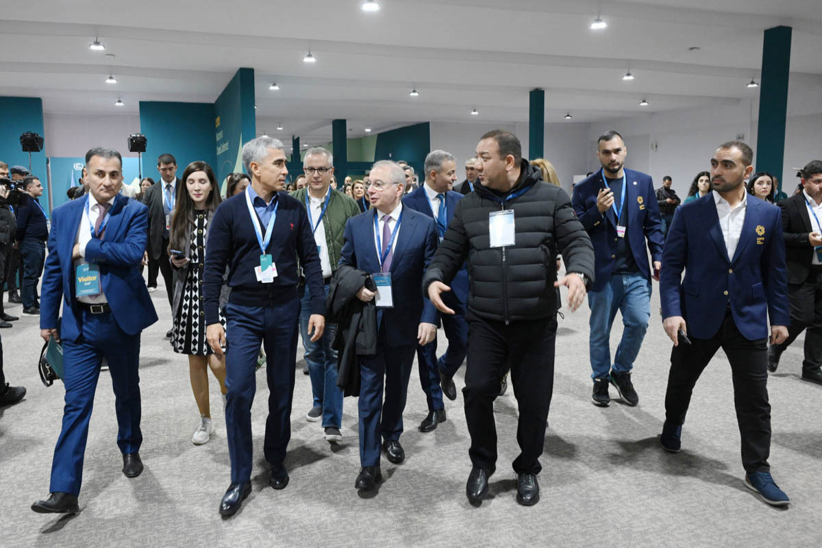 COP29-a hazırlıq işləri ilə bağlı Bakı Stadionuna media-tur təşkil olunub - FOTOLENT 