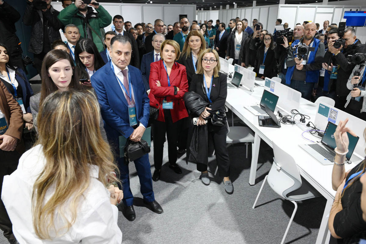 COP29-a hazırlıq işləri ilə bağlı Bakı Stadionuna media-tur təşkil olunub - FOTOLENT 