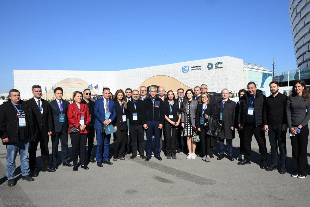 COP29-a hazırlıq işləri ilə bağlı Bakı Stadionuna media-tur təşkil olunub - FOTOLENT 