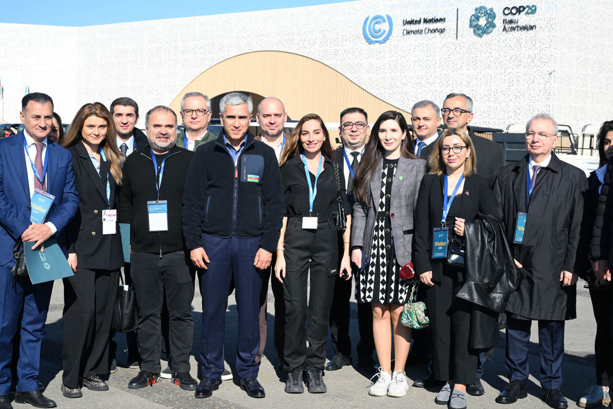 COP29-a hazırlıq işləri ilə bağlı Bakı Stadionuna media-tur təşkil olunub - FOTOLENT 