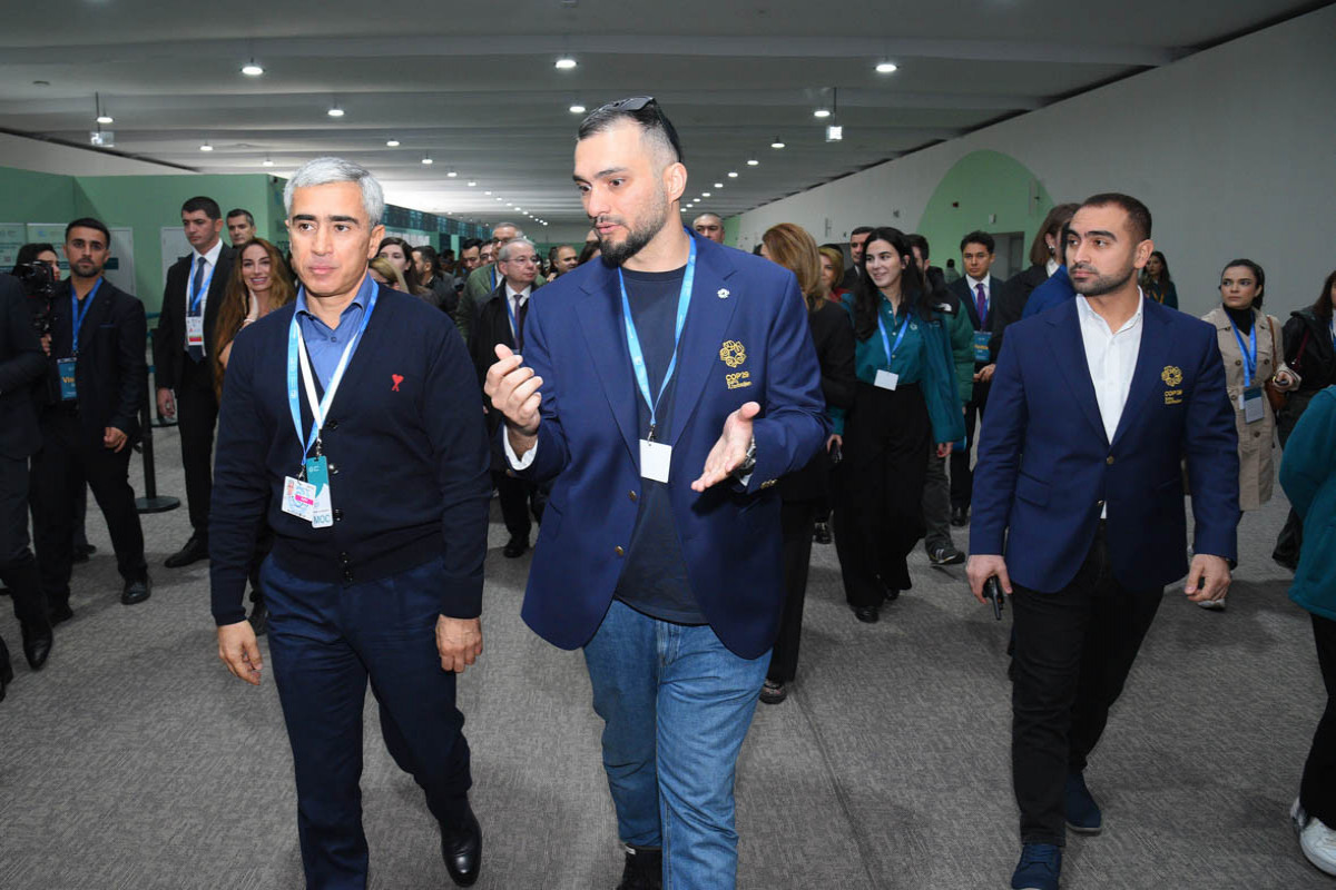 COP29-a hazırlıq işləri ilə bağlı Bakı Stadionuna media-tur təşkil olunub - FOTOLENT 