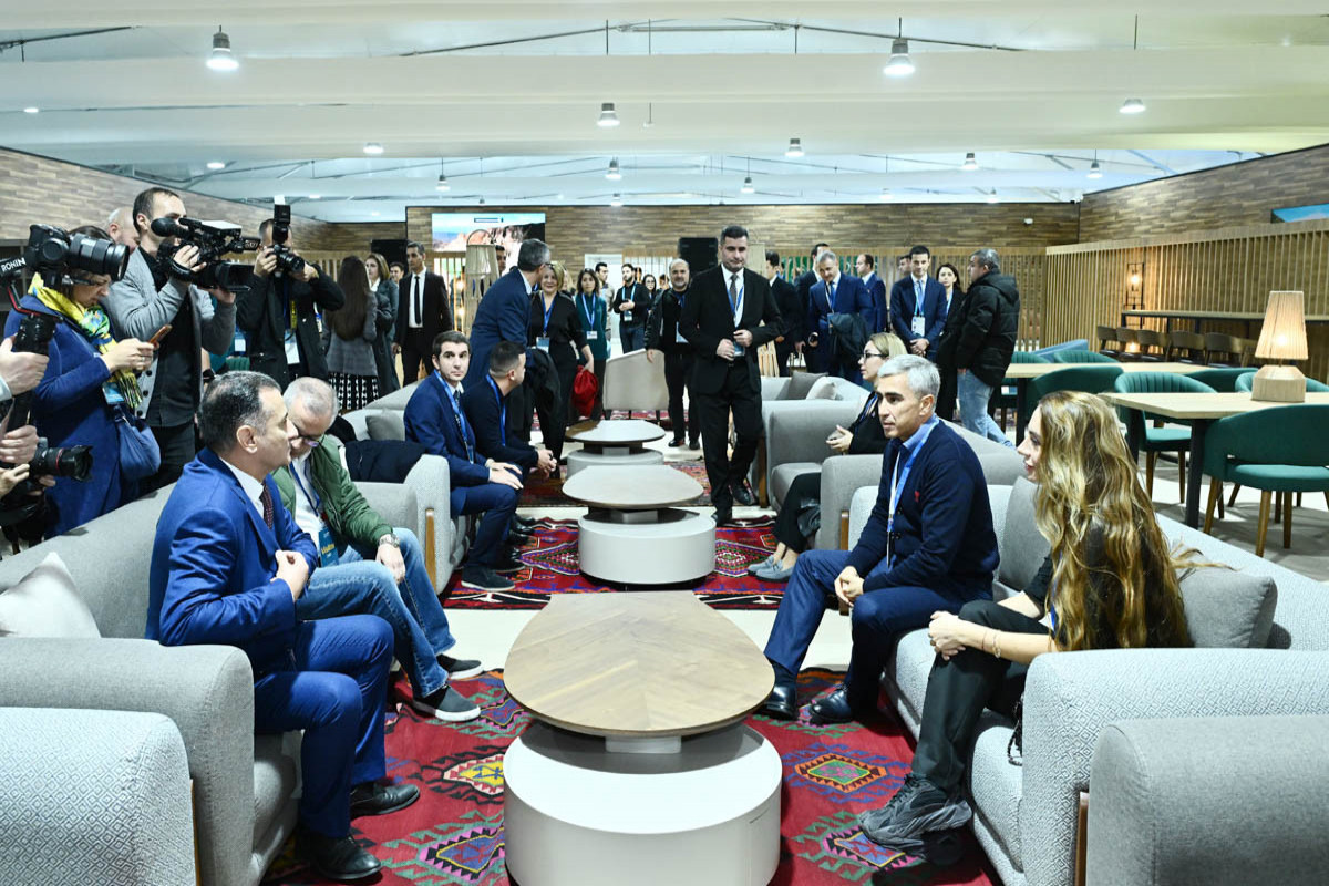 COP29-a hazırlıq işləri ilə bağlı Bakı Stadionuna media-tur təşkil olunub - FOTOLENT 