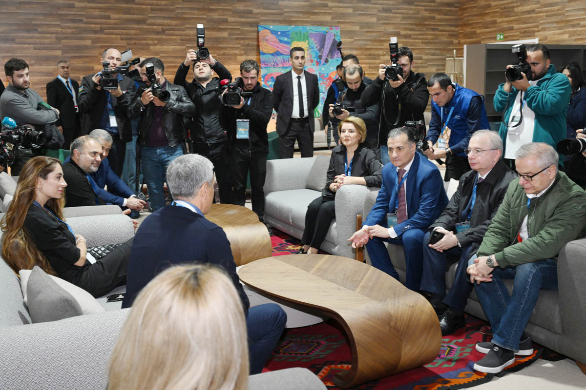 COP29-a hazırlıq işləri ilə bağlı Bakı Stadionuna media-tur təşkil olunub - FOTOLENT 