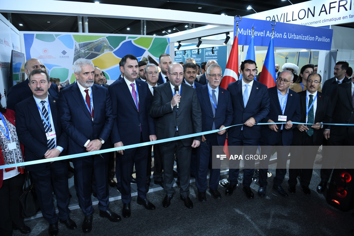 COP29-da Azərbaycan, Türkiyə və BMT-nin birgə pavilyonunun açılışı olub - FOTO 