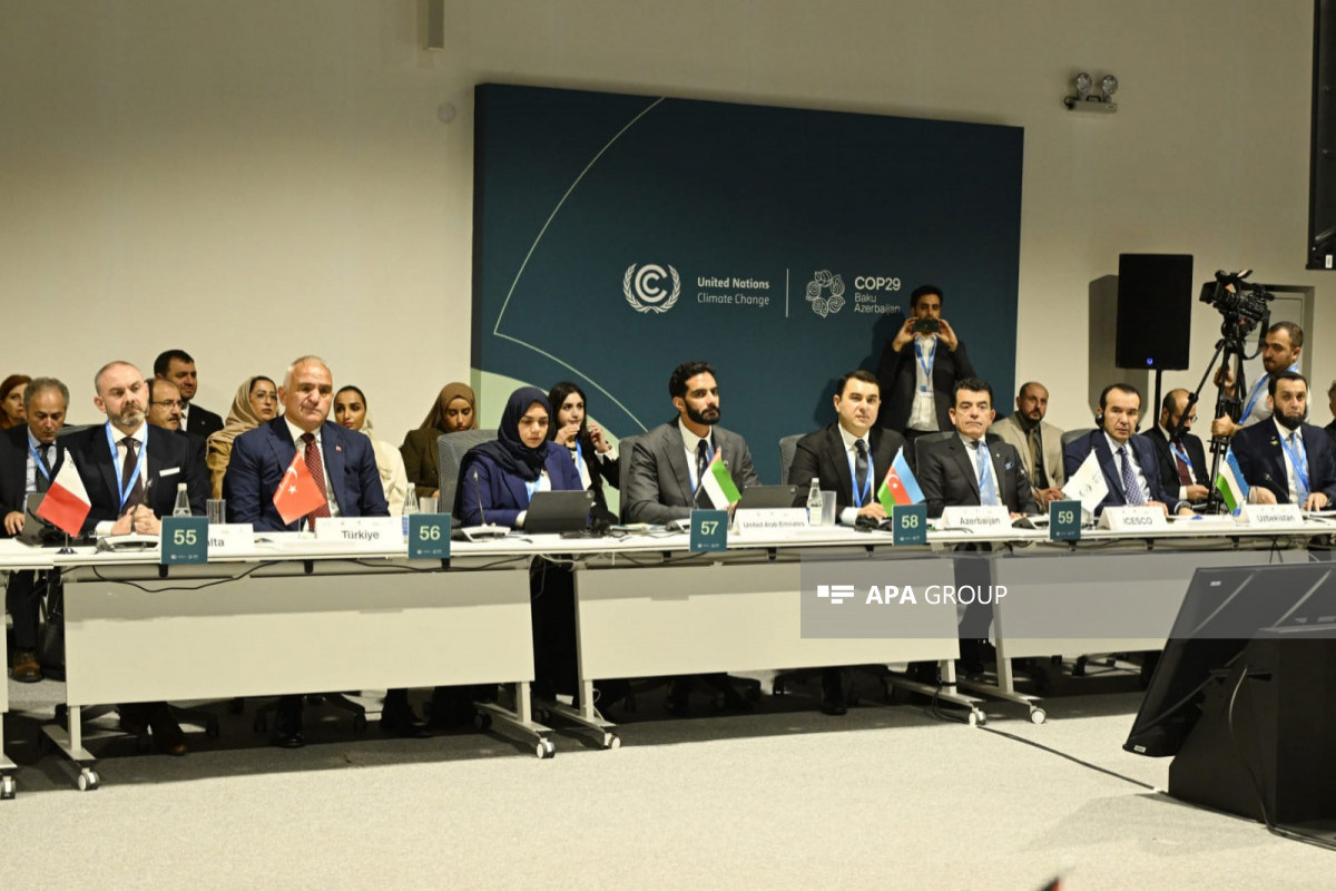 COP29-da Mədəniyyət əsaslı İqlim Fəaliyyəti sahəsində 2-ci Yüksək Səviyyəli Nazirlər Dialoqu keçirilib - FOTO 