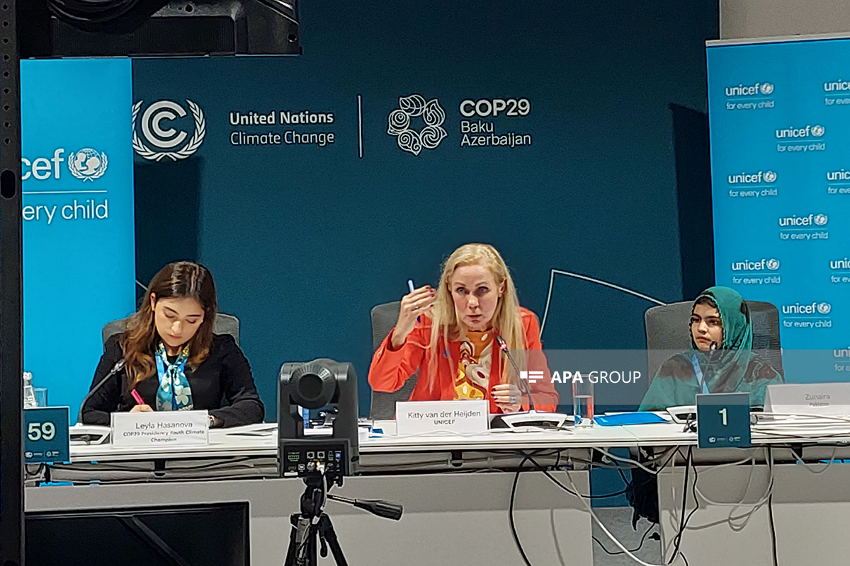 COP29-da uşaqlar üçün iqlim fəaliyyətində investisiya adlı tədbir keçirilib - FOTO 