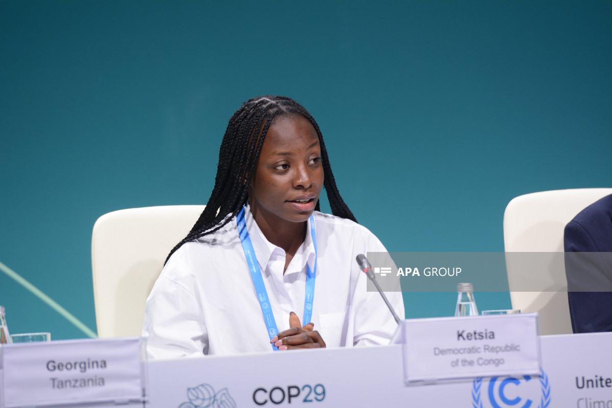 COP29-da UNICEF-in təşkilatçılığı ilə uşaq və gənclərin mətbuat konfransı keçirilib - FOTO 