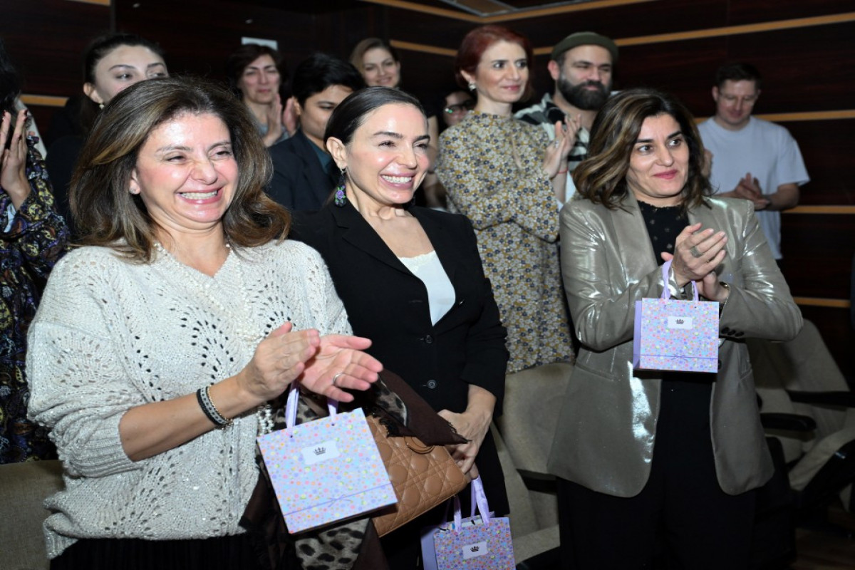 Leyla Əliyeva, İordaniya şahzadəsi və ICCROM-un baş direktoru "Manqurt" tamaşasını izləyiblər - FOTO 