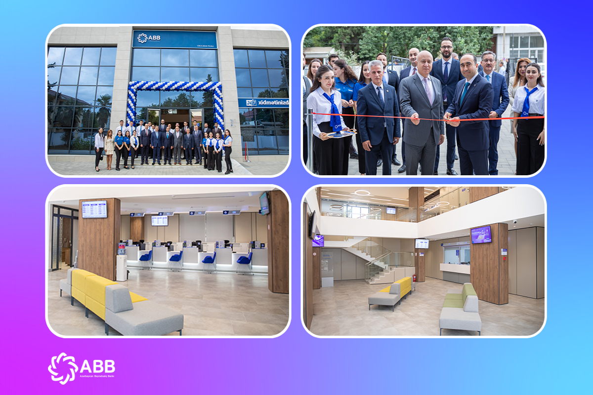 ABB-nin Cəlilabad filialı yenilənmiş binasında xidmətə başlayıb - FOTO 