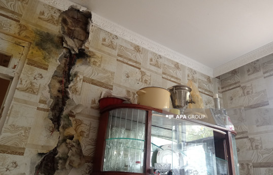 Bərdədə evə ildırım düşüb, dağıntı olub - FOTO 