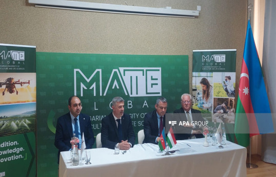 Macarıstan universiteti ilə “Agro dairy” şirkəti arasında memorandum imzalanıb