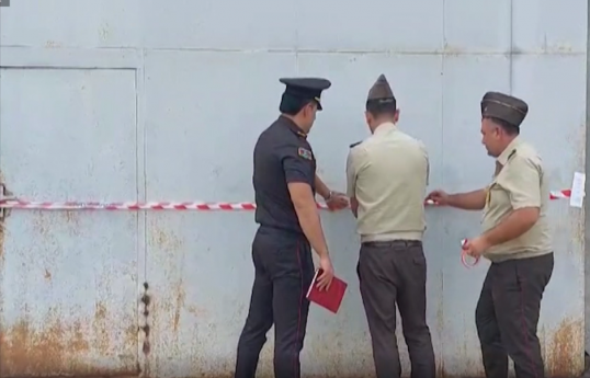 Samuxda yanğın təhlükəsizliyi ilə bağlı nöqsanları olan dəri emalı sexi bğlanıb - VİDEO 