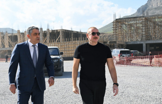 Prezident İlham Əliyev Zəngilan İstirahət Kompleksində aparılan tikinti işləri ilə tanış olub  - FOTO  - YENİLƏNİB 