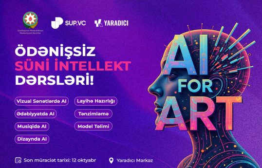 “AI4art” Təlim Proqramı: Süni İntellekt və Yaradıcı Sənətlərin Gələcəyi - FOTO 
