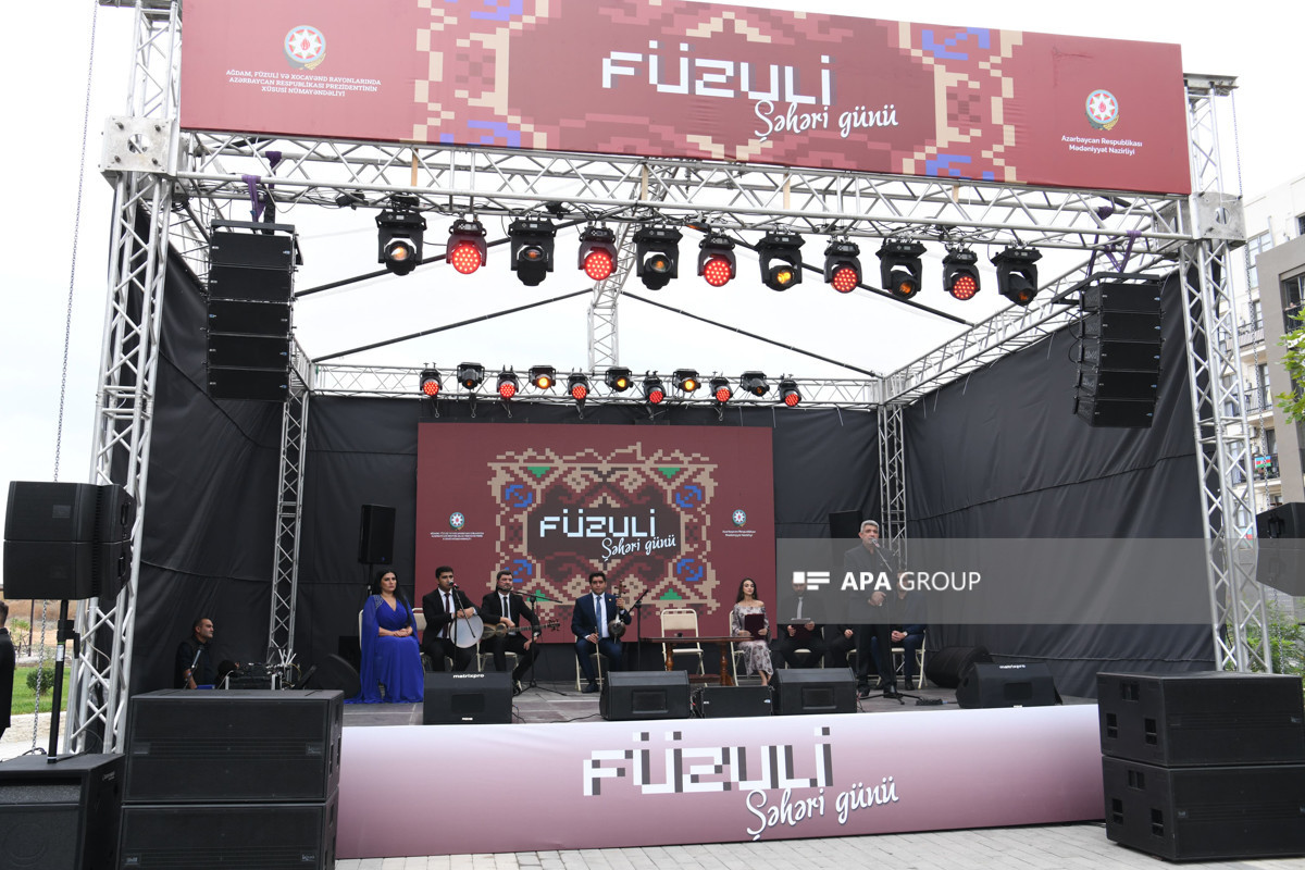 Füzuli Şəhəri Günü münasibətilə konsert təşkil olunub - FOTO 