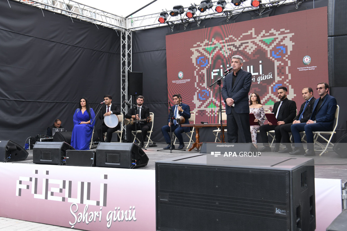 Füzuli Şəhəri Günü münasibətilə konsert təşkil olunub - FOTO 