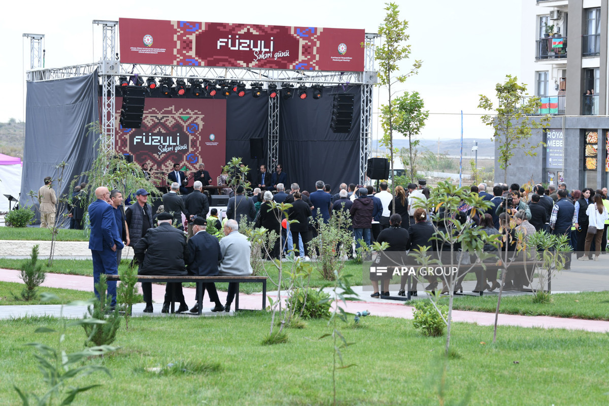 Füzuli Şəhəri Günü münasibətilə konsert təşkil olunub - FOTO 