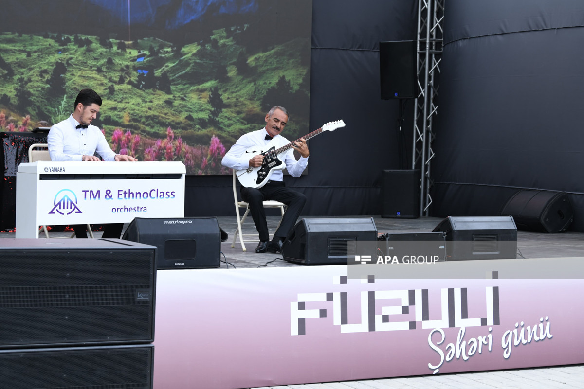 Füzuli Şəhəri Günü münasibətilə konsert təşkil olunub - FOTO 