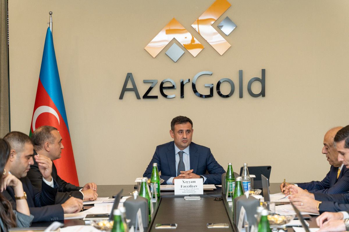 “AzerGold”da hasilatın pay bölgüsü haqqında Saziş üzrə yeni Rəhbər komitənin ilk iclası keçirilib - FOTO 