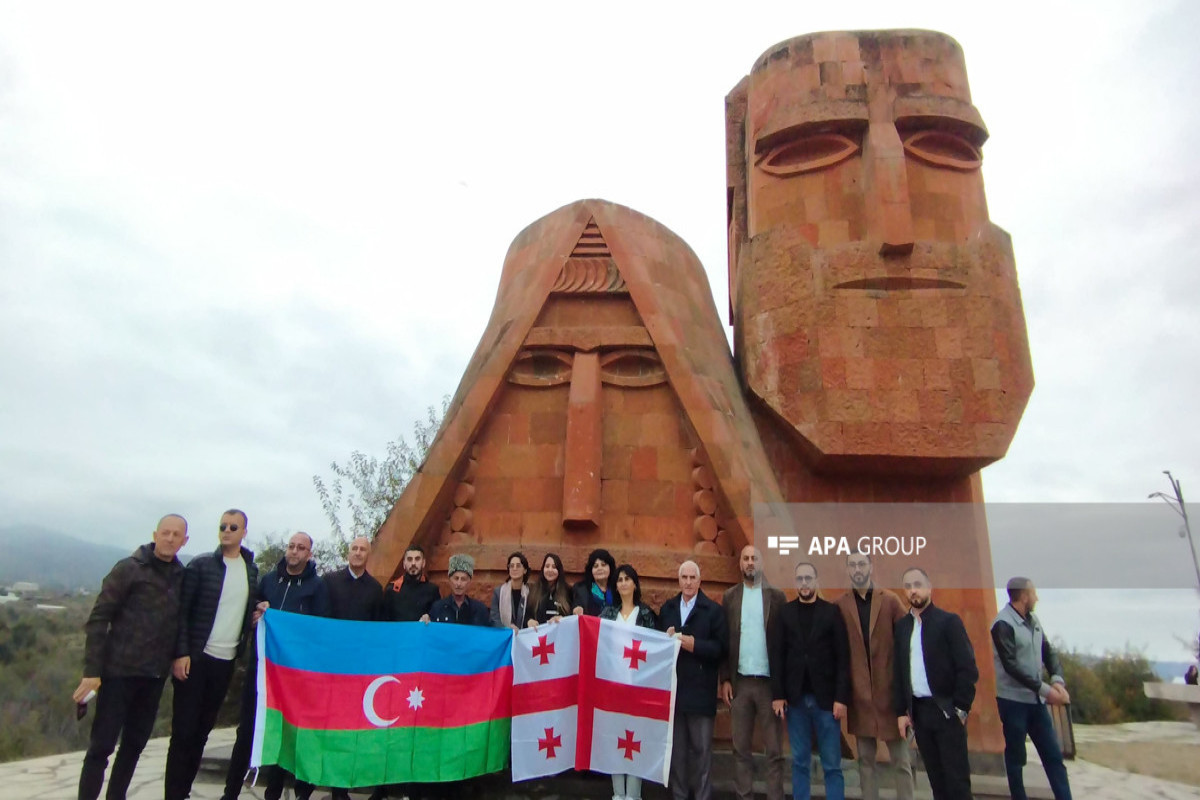 Gürcüstandan olan azərbaycanlıların növbəti qrupu Xankəndiyə səfər edib - FOTO - YENİLƏNİB 